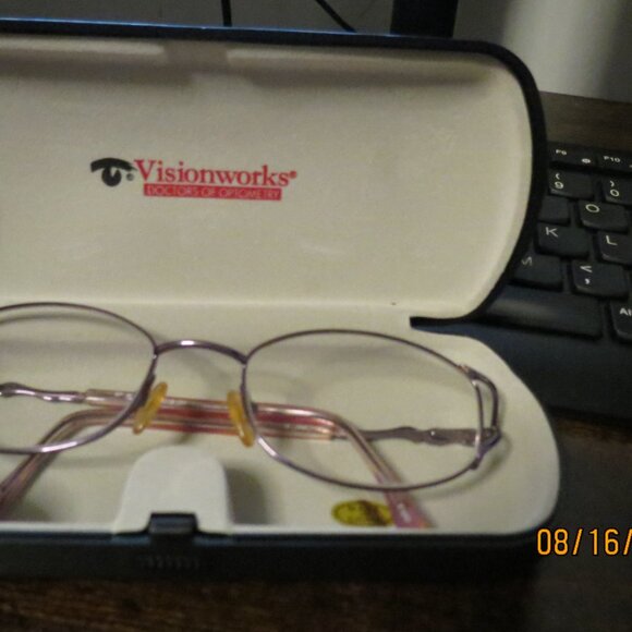 Modern Eyewear Pink Frames with Like New Case - Picture 2 of 7